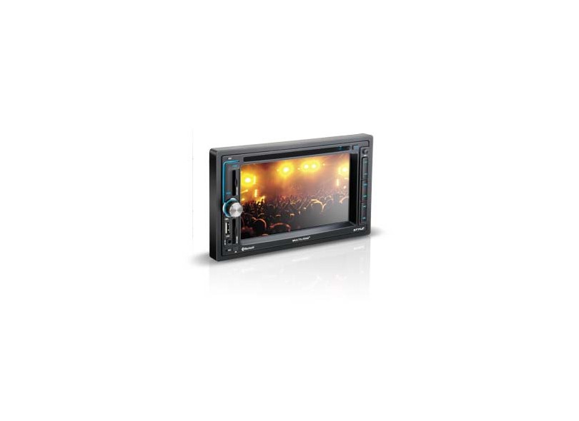 DVD Player Automotivo Multilaser Tela TouchScreen 6.2" USB TV Digital P3237