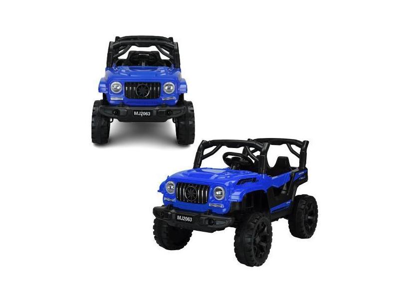 Carrinho Elétrico Infantil Jipe Esportivo Azul 12V Controle - Bang Toy