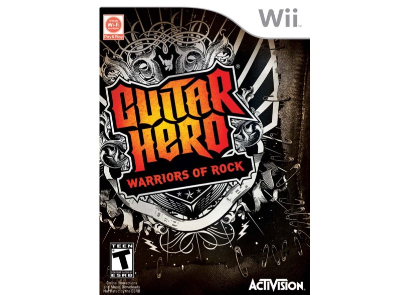Jogo Guitar Hero: Warriors of Rock Activision Wii