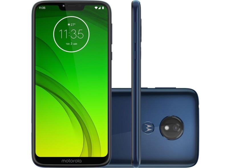 Smartphone Motorola Moto G7 Power 64GB Dual Chip Android Pie - 9.0 Tela 6.2" 1.8 GHz Octa-Core 4G Câmera 12MP - Azul Navy