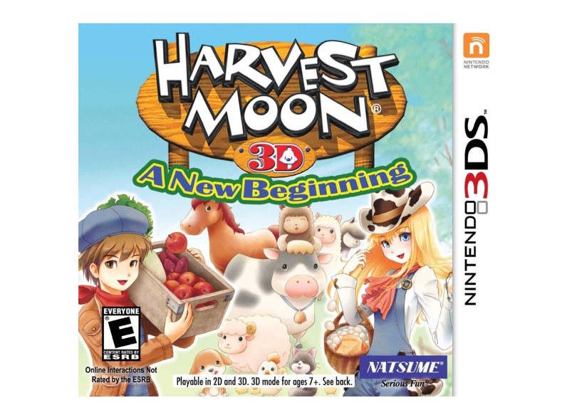 Jogo Harvest Moon 3D: A New Beginning Natsume Nintendo 3DS