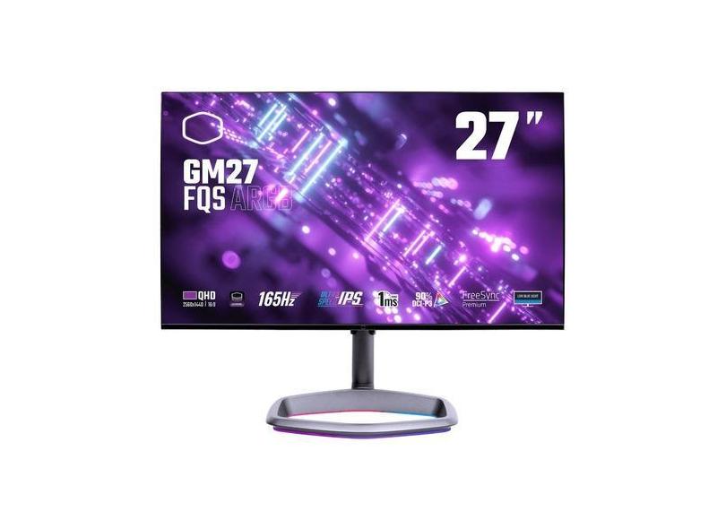 Monitor Cooler Master 27.0 Gm27-fqs Ips 2560x1440 Hdmi/dp 16 CMI-GM27-FQSA-US