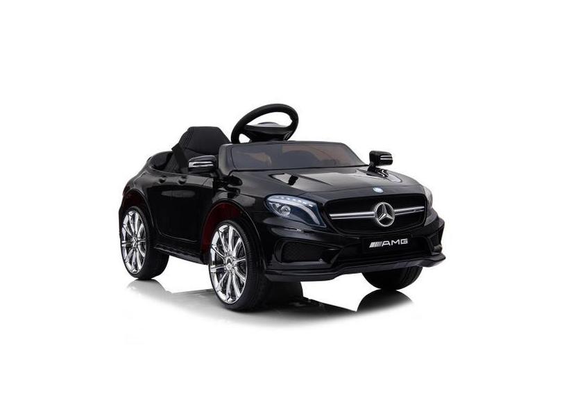 Carrinho Elétrico Mercedes Luxo 12V Preto Controle Som Luz - Bang Toys