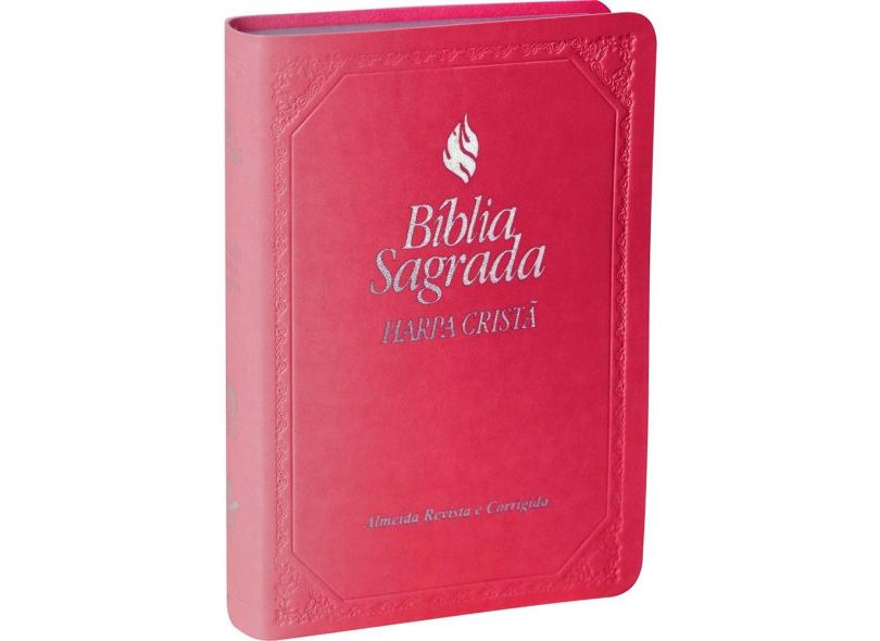 Bíblia Sagrada - Letra Maior com Fonte de Bençãos e Harpa Cristã - Vários Autores - 7899938405734
