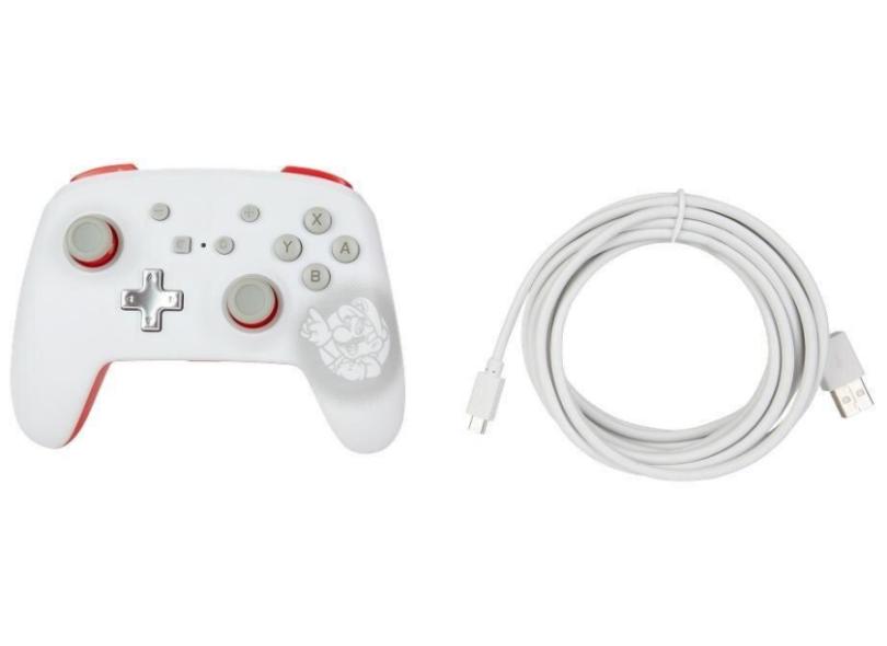 Controle Nintendo Switch Mario White - Power A