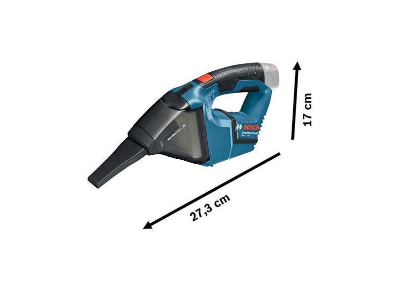 Aspirador De Pò Gas 12v Bosch Sem Bateria E Maleta GAS 12V