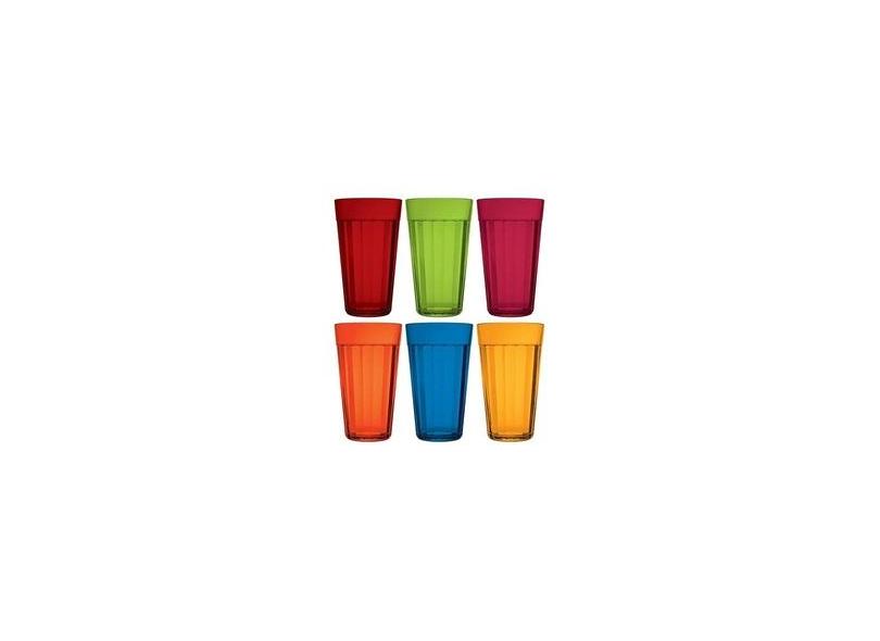 Jogo Copo Americano Colors 450ml com 4 peças