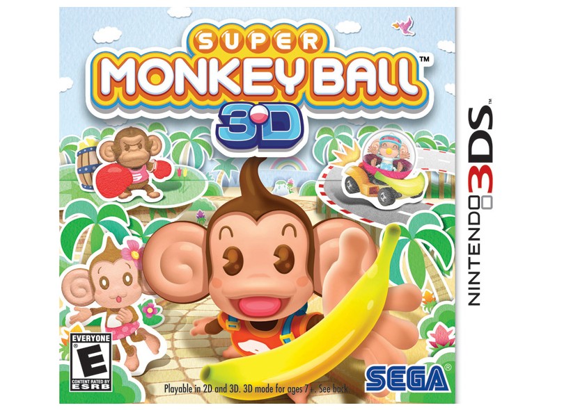 Jogo Super Monkey Ball 3D Sega N3DS