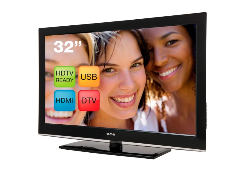 TV CCE 32" LCD Full HD Conversor Digital Integrado D32