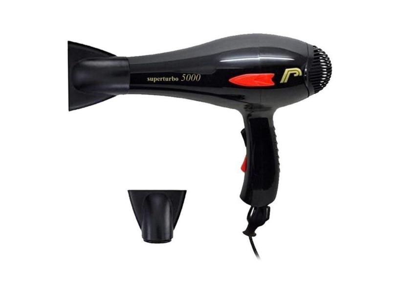 Secador De Cabelo Pro Super Turbo 5000W Com Acessórios 110V.