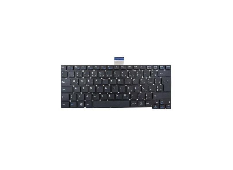 Teclado para Notebook bringIT compatível com Sony Vaio SVT13115FBS SVT