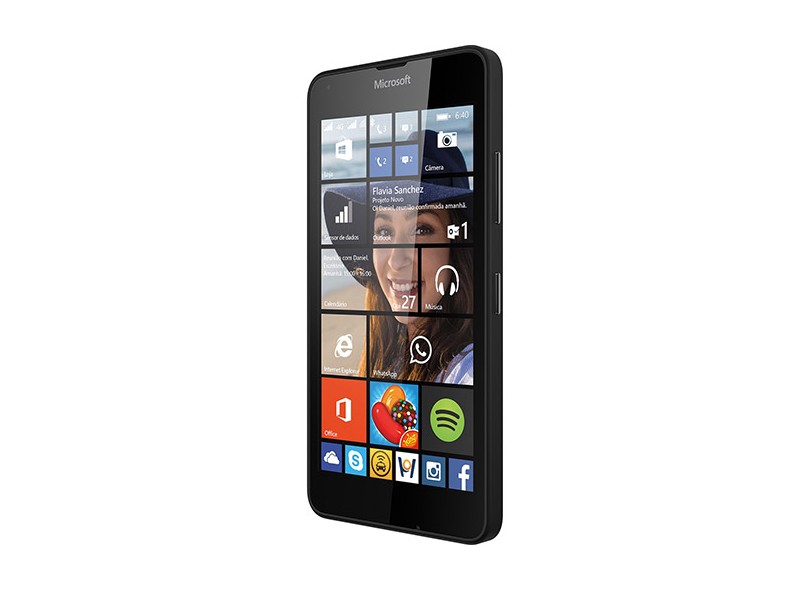 Smartphone Microsoft Lumia 640 DTV 2 Chips 8GB Windows Phone 8.1 Wi-Fi 3G