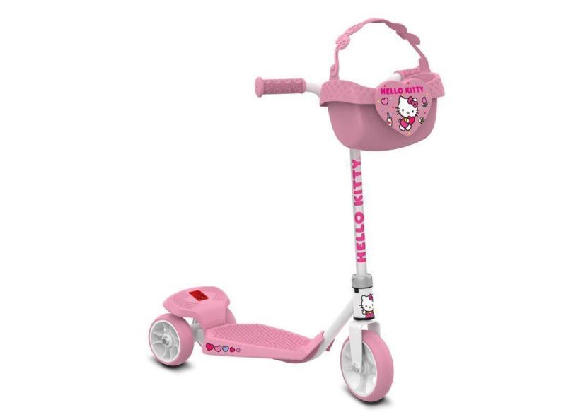 Patinete Hello Kitty Com Cesta Bandeirantes Ref: 3342