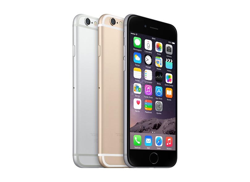 Novo Smartphone Apple iPhone 6 16GB Câmera iOS 8 4G Wi-Fi 3G