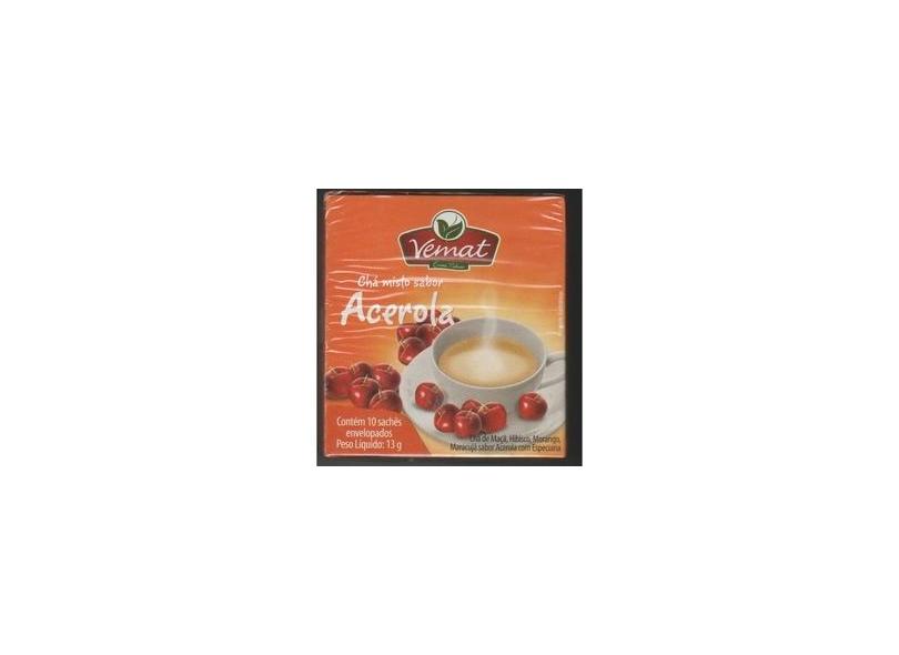 Cha Frutado Acerola 10 Saches VEMAT