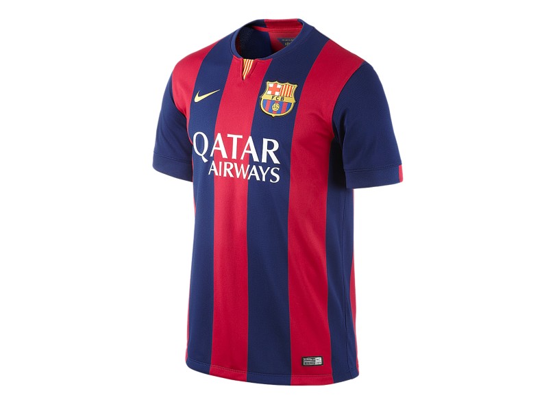 Camisa Jogo Barcelona I 2014/15 sem Nùmero Nike