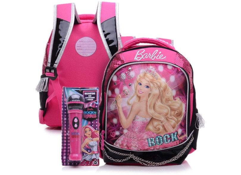 Mochila Escolar Sestini Barbie Rock N Royals 64345 G