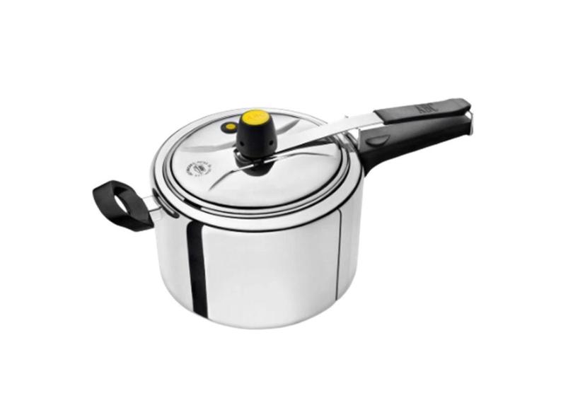 Panela De Pressão De Aluminiu Polido 4,5 Litros