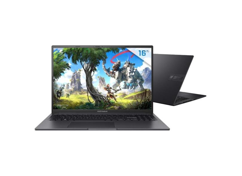Notebook Asus Vivobook 16X - i5 12500H, RAM 24GB, SSD 1TB, RTX 2050, Tela 16 120Hz, Windows 11-Unissex