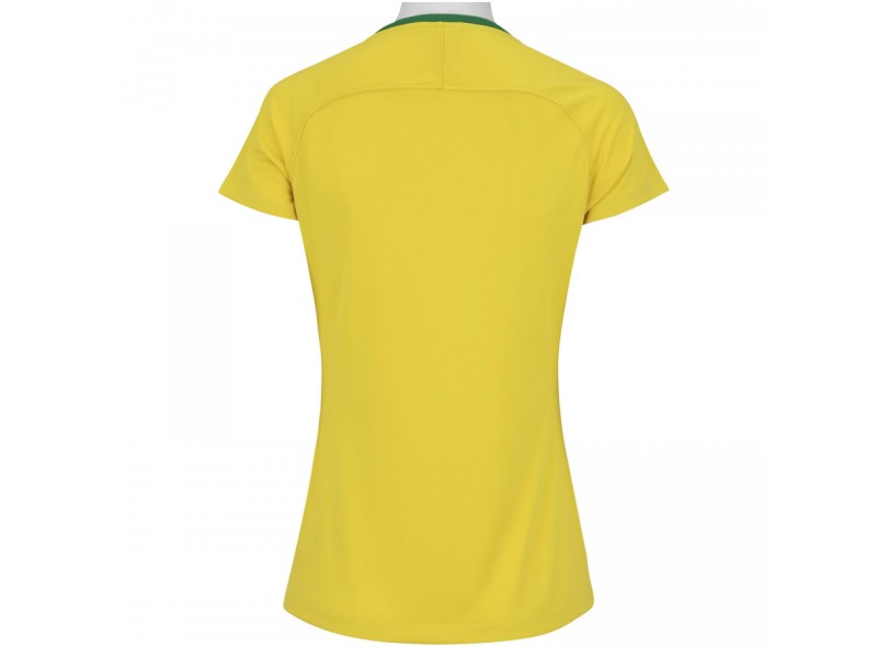 Camisa Torcedor Feminina Supporter Brasil I 2018/19 sem Número Nike