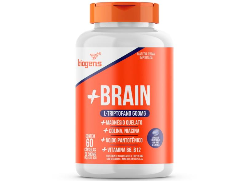 Biogens + Brain L-Triptofano 500Mg/60 Caps