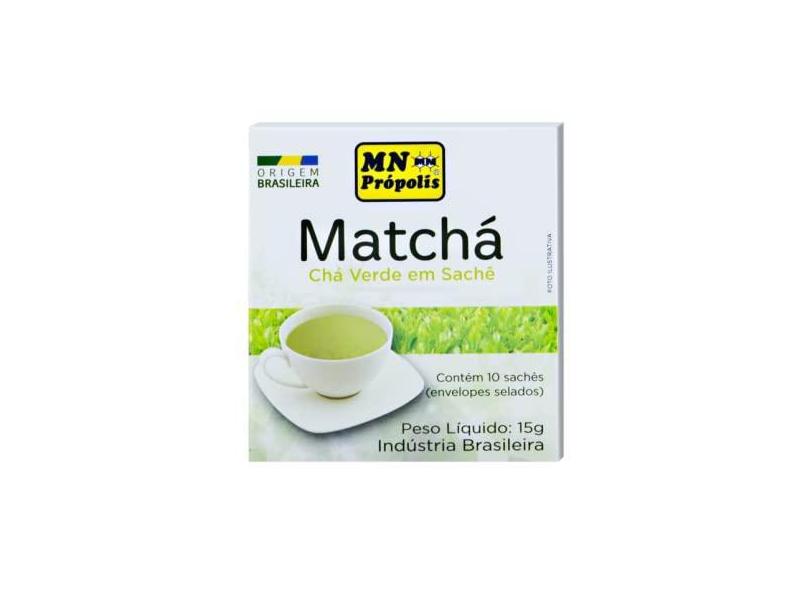 Chá Verde Moído Matchá com 10 Sachês MN Food 15g