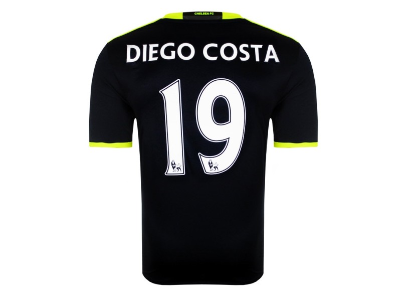 Camisa Torcedor Chelsea II 2016/17 com Número Adidas