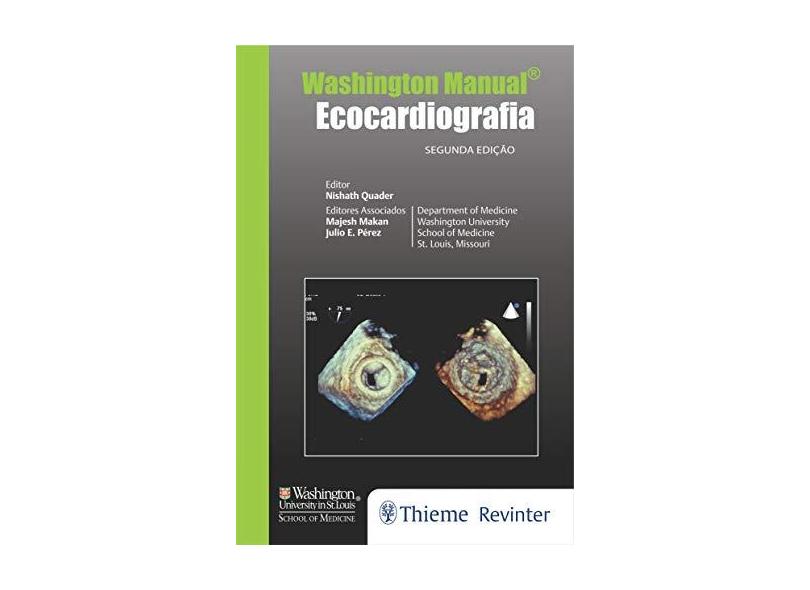Washington Manual Ecocardiografia - Vários Autores - 9788554650032