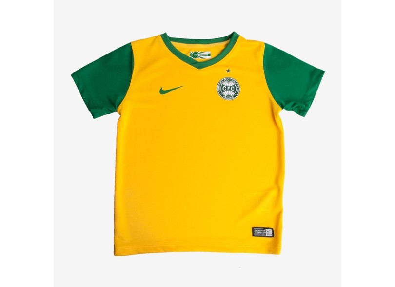 Camisa Jogo Coritiba III 2014 Infantil s/nº Nike
