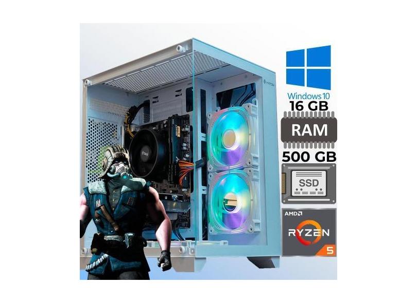 Computador Gamer Ryzen 5 5600Gt, Ram 16Gb, Ssd 500Gb, Win 10 - Sobralt