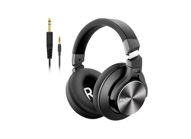 Fone de ouvido Srhythm HD75 Wired Over Ear DJ Studio/festa/Guitarra