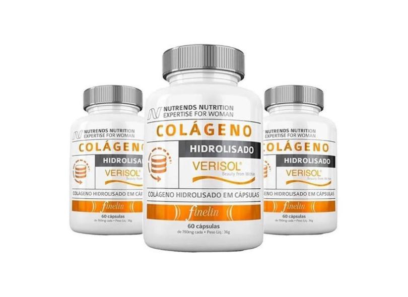 Kit Colageno Verisol Hidrolisado Nutrends 180 Capsulas Rejuvenescedor ...