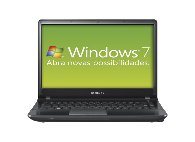 Notebook Samsung LED 14" 4GB HD 500GB Intel Core i3 2350M Windows 7 Home Premium NP300E4A-AD2BR