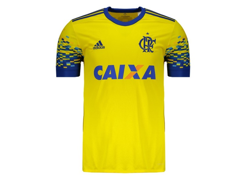 Camisa Torcedor Flamengo III 2017/18 Sem Número Adidas