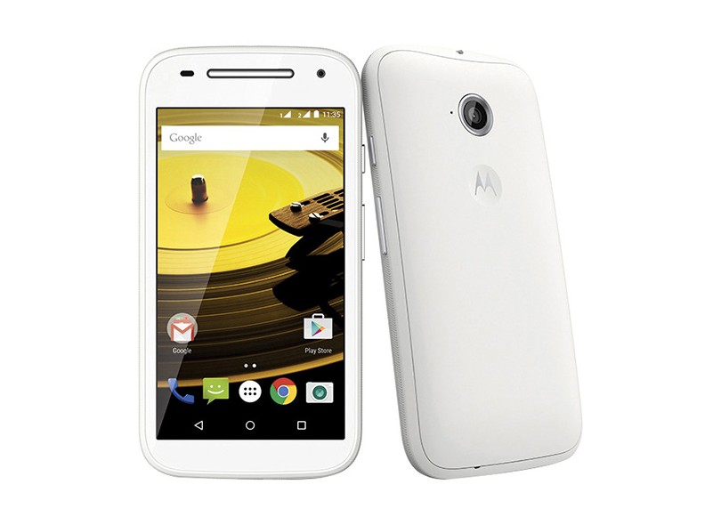 Smartphone Motorola Novo Moto E 2ª Geração Colors XT1514 5,0 MP 2 Chips 16GB Android 5.0 (Lollipop) 4G 3G Wi-Fi
