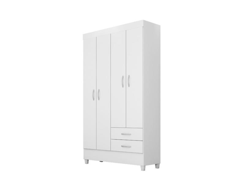 Guarda-Roupas Solteiro 4 Portas 2 Gavetas Astro Demóbile
