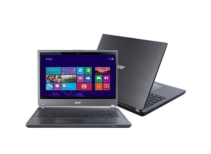 Notebook Acer Aspire Intel Core i5 2450M 3ª Geração 4 GB 500 GB LED 14" Intel HD Graphics Windows 8