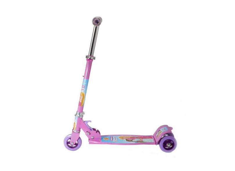 Patinete Rosa Espetacular Com Guidão 360 Dobrável Radical - Dm Toys