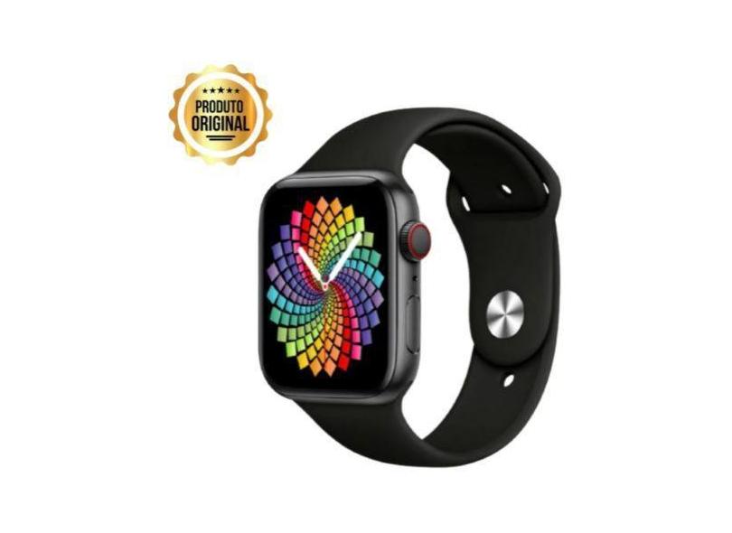 Relogio Inteligente Smartwatch Max Preto + Pelicula - Alzza