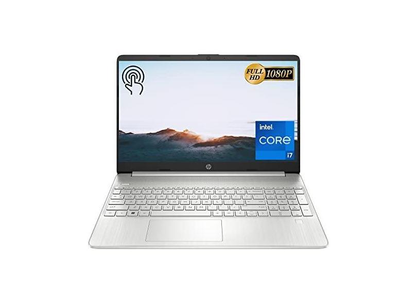 Notebook HP 15 HP 2021, tela sensível ao toque IPS de 15,6 polegadas, i7-1165G7, RAM DDR4 de 32 GB, SSD PCIe de 1 TB, webcam, USB-C, HDMI, WiFi 6, teclado retroiluminado