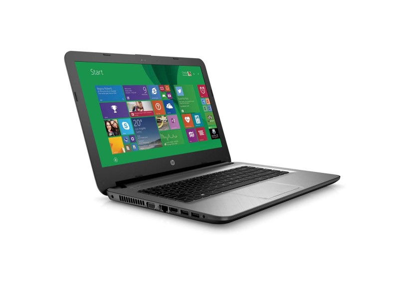 Notebook HP Intel Core i7 6500U 8 GB de RAM HD 1 TB LED 14 " Windows 10 Home 14-AC121BR