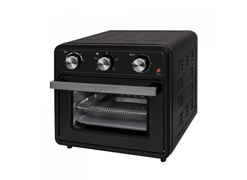 Forno Fryer Elétrico de Bancada 22 Litros Fogatti Black - Preto