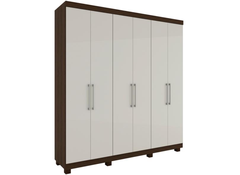 Guarda-Roupa Casal 6 Portas 3 Gavetas Paranoá Móveis Rimo