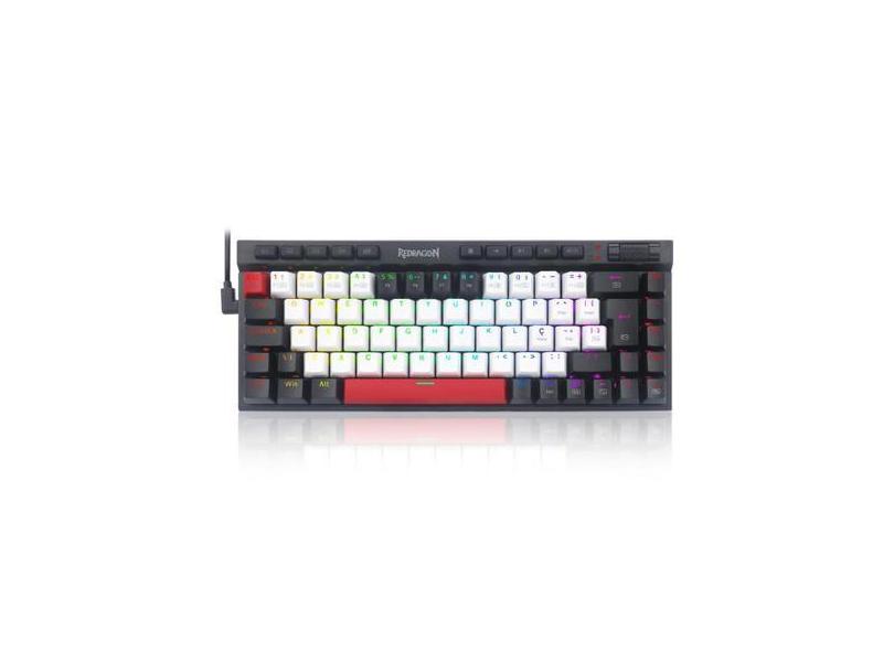 Teclado Mecânico Gamer Redragon Magic Wand Rgb Switch Brown