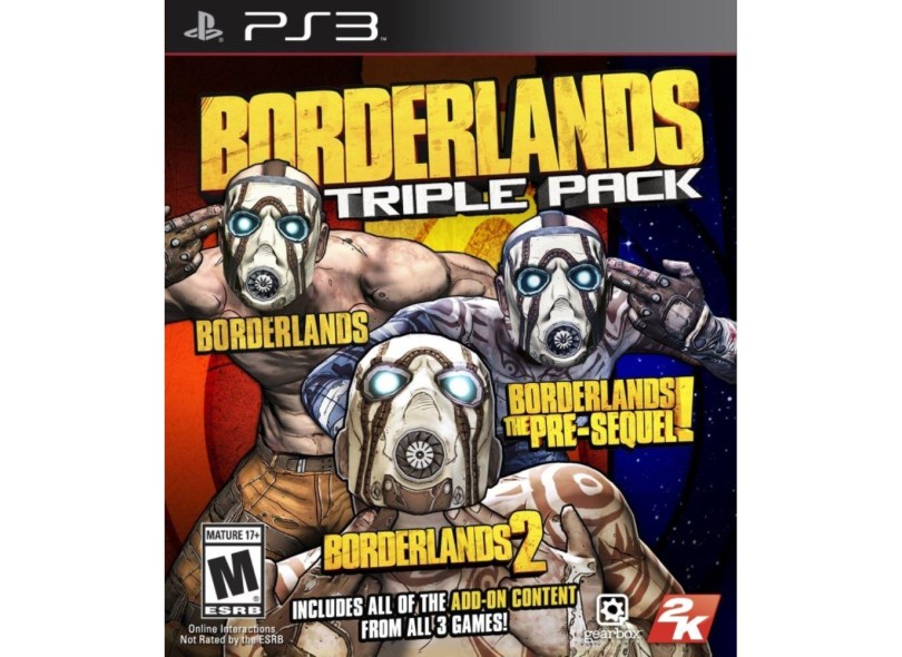 Jogo Borderlands Triple Pack PlayStation 3 2K