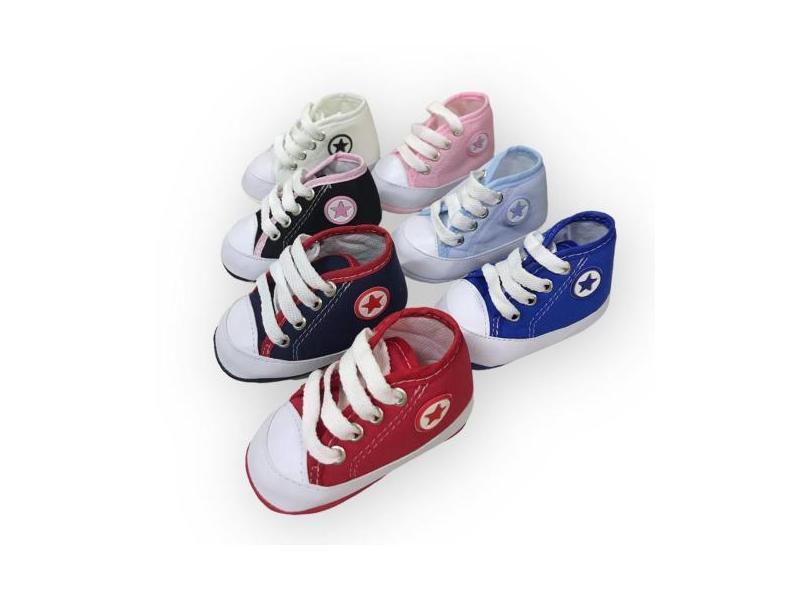 Tênis Star Bebê Mania Casual Conforto Infantil - Frajolinha Baby, Verm