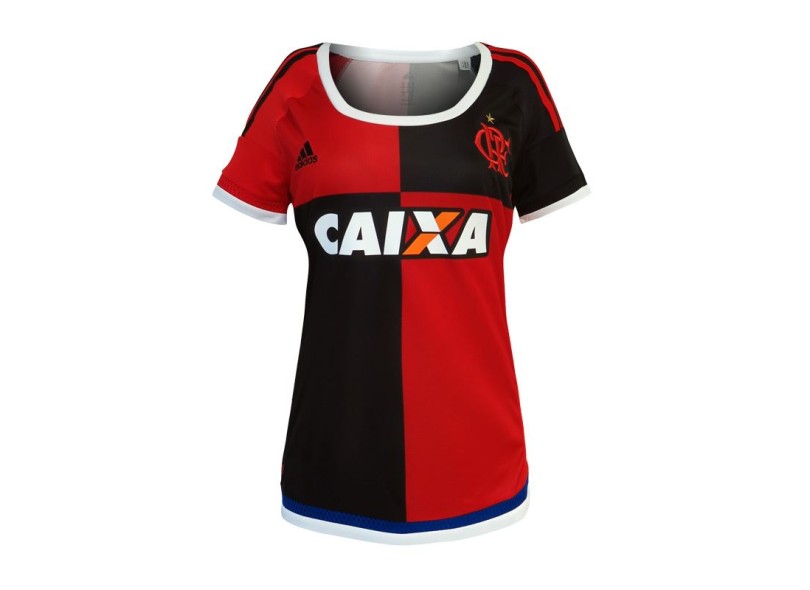 Camisa Jogo Flamengo Rio 450 anos Feminina sem Número Adidas