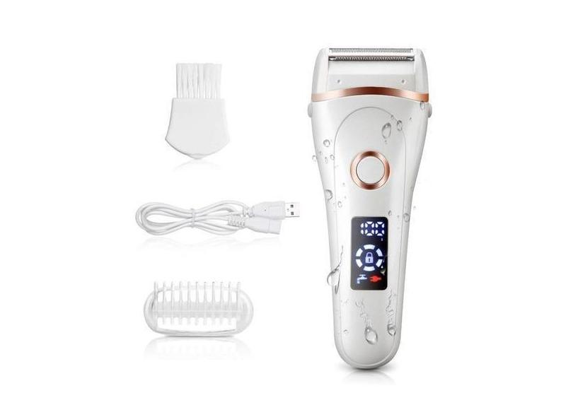 Barbeador elétrico Wokex recarregável sem fio para mulheres