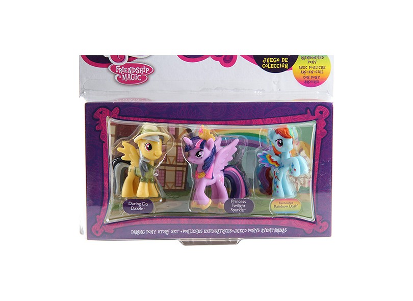 Boneca My Little Pony Magia da Amizade com 3 Peças Hasbro