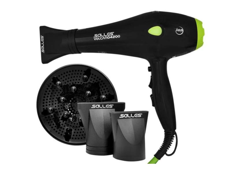 Secador De Cabelo Volcano4200 Salles Verde 110